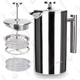 The Secura French Press coffee maker is very well-reviewed by Amazon customers.